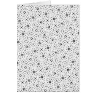 Maacah001-dockningsstation för B&W-abstrakt Hälsningskort