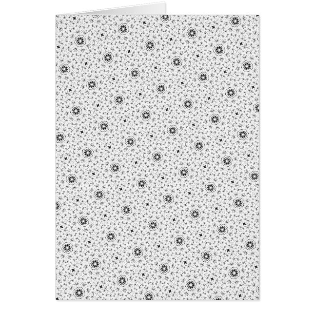 Maacah001-dockningsstation för B&W-abstrakt Hälsningskort (Framsidan)