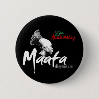 Maafa Button Black Knapp