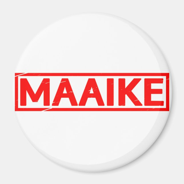 Maaike Frimärke Magnet (Framsidan)