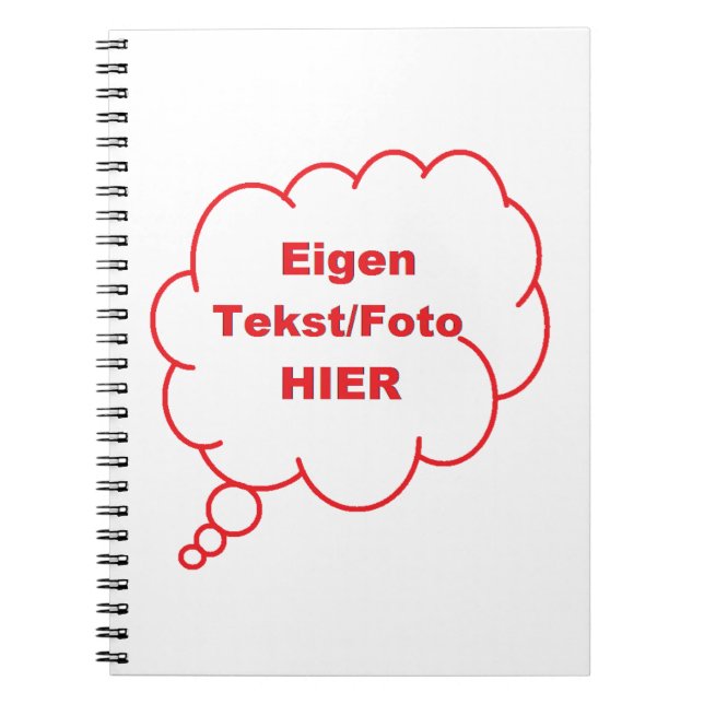 Maak je eigen anteckningsbok med spiral (Framsidan)