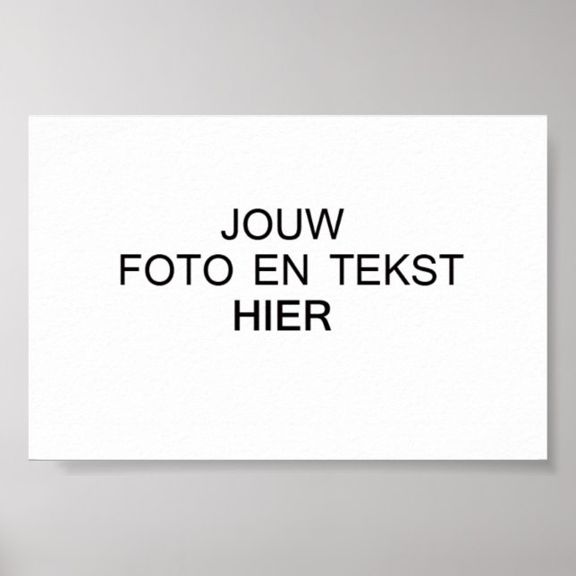 Maak je eigen Poster (Framsidan)