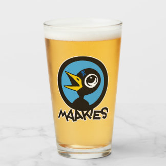 Maakies NEW Pint Glass Glaskopp