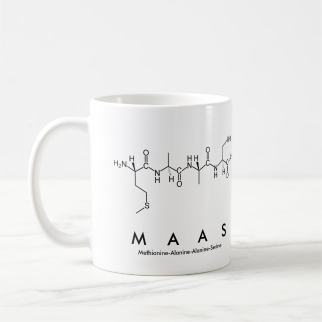Maas peptide namn mugg (Vänster)