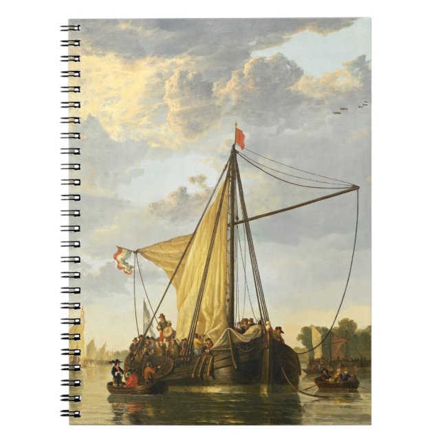 Maas vid Dordrecht Aelbert Cuyp Anteckningsbok (Framsidan)