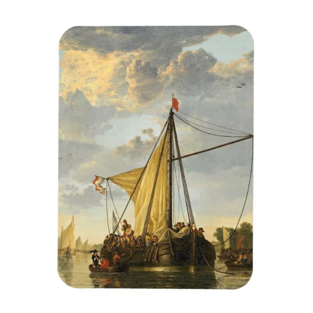 Maas vid Dordrecht Magnet (Vertikal)