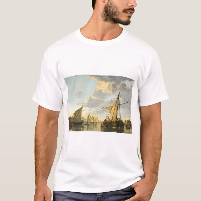 Maas vid Dordrecht T Shirt (Framsida)