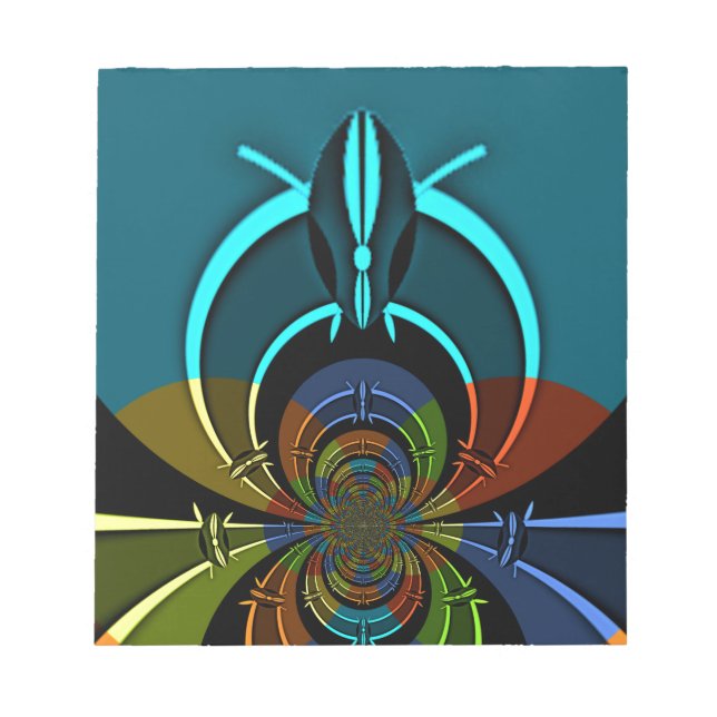 Maasai Färg Hakuna Matata Anteckningsblock (Framsida)