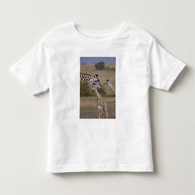 Maasai Giraffe (Giraffe Tippelskirchi) T-shirt (Framsida)