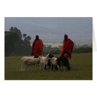 Maasai Hälsningskort