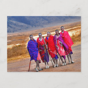 Maasai Manar Vykort