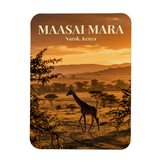 Maasai Mara, Narok, Narok County Magnet (Vertikal)