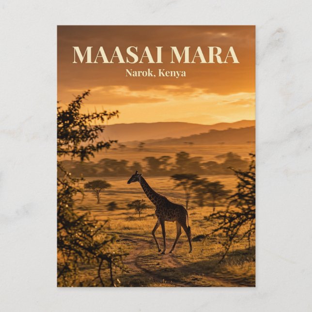 Maasai Mara, Narok, Narok County Vykort (Framsida)