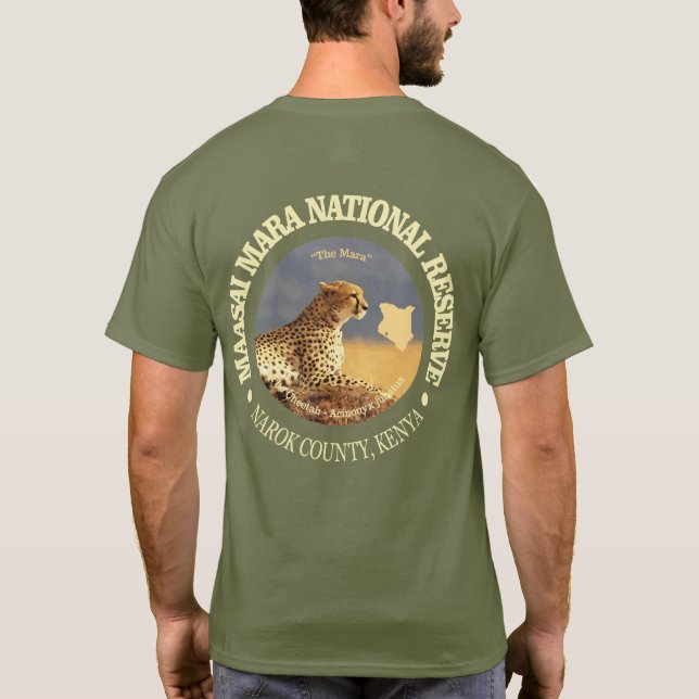 Maasai Mara National Reserve T Shirt (Baksida)