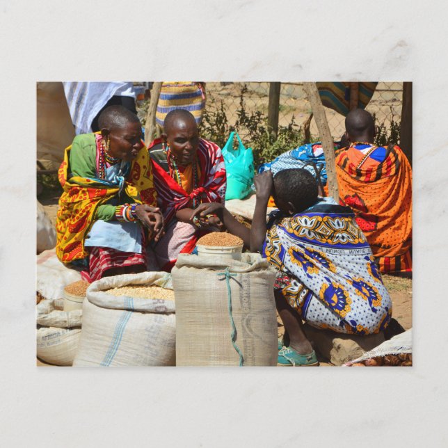 Maasai People Vykort (Framsida)