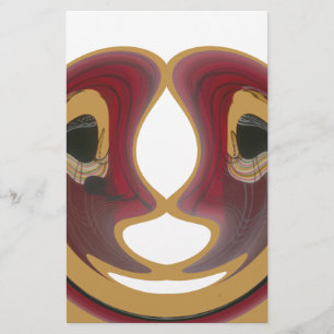 Maasai Tribal Whirl Art Print Brevpapper