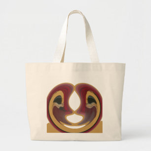 Maasai Tribal Whirl Art Print Jumbo Tygkasse