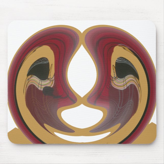 Maasai Tribal Whirl Art Print Musmatta (Framsidan)