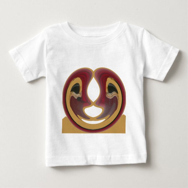 Maasai Tribal Whirl Art Print Tee (Framsida)