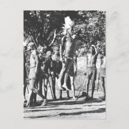 Maasai Warrior Jumping Competition Vykort