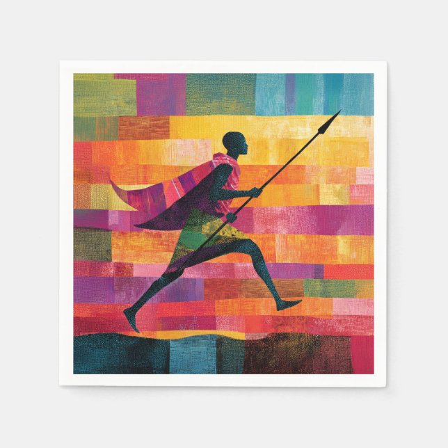 Maasai Warrior's Journey Pappersservett (Framsidan)