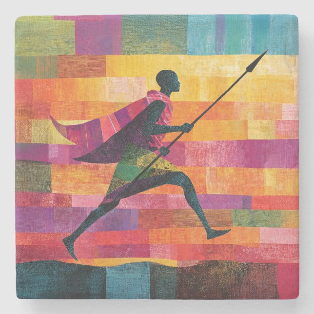 Maasai Warrior's Journey Stenunderlägg (Framsidan)