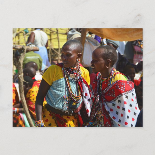 Maasai Women Vykort (Framsida)