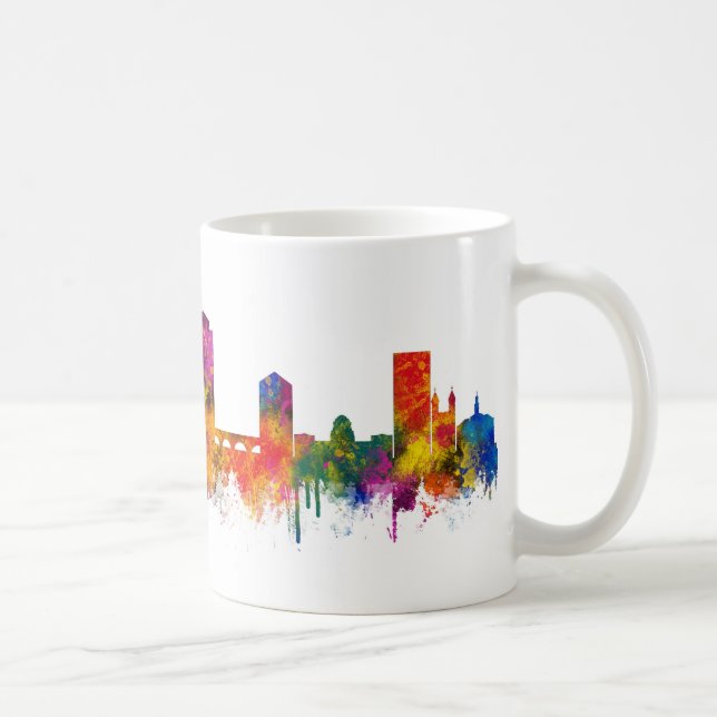 Maastricht Nederländerna Siluett Kaffemugg (Höger)