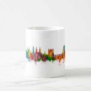 Maastricht Nederländerna Skyline Kaffemugg