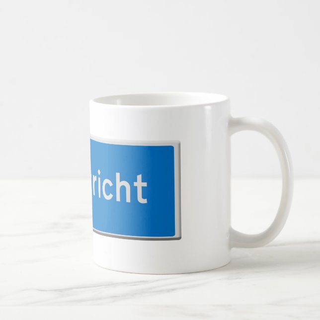 Maastricht vägmärke kaffemugg (Höger)