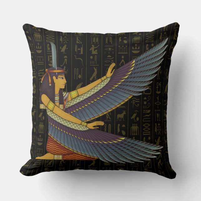 Maat Goddess Dekorativ kudde (Framsida)