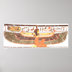Maat- Nefertari grav Poster