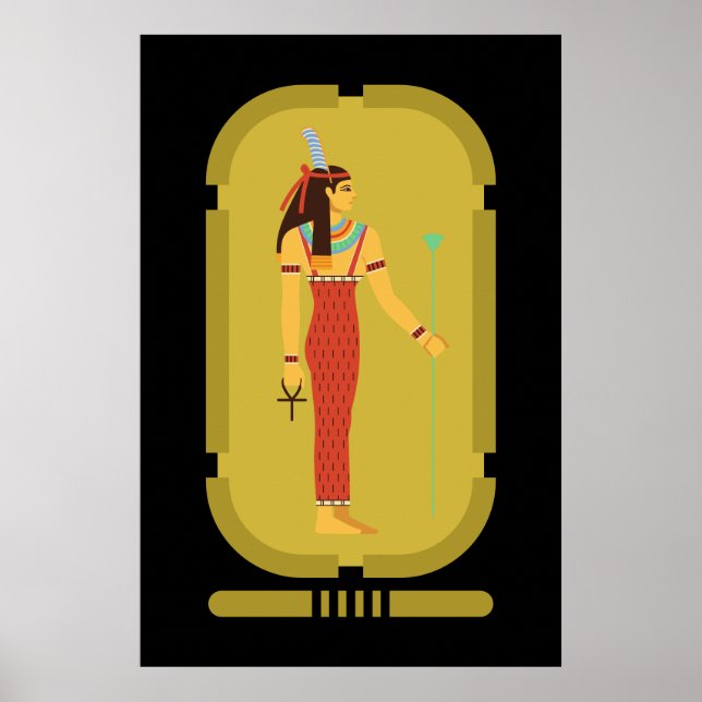 Maat On Guld Cartouche Poster (Framsidan)