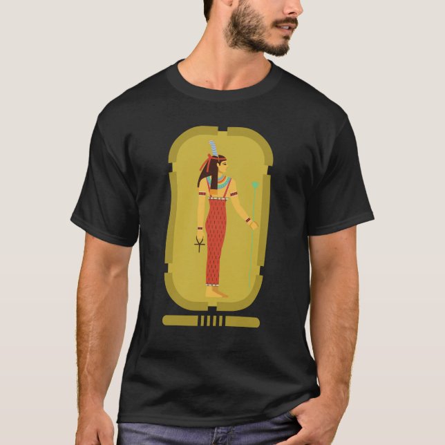 Maat On Guld Cartouche T Shirt (Framsida)