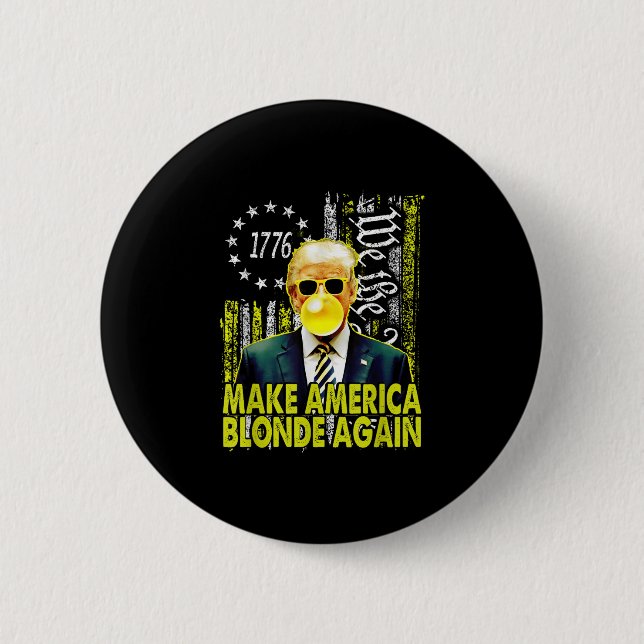 Maba gör Amerika till blodig igen, roligt trumpbub Knapp (Framsida)