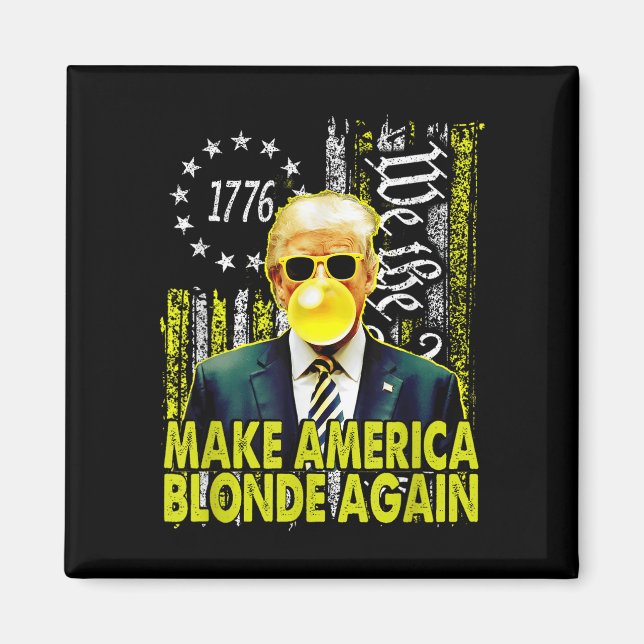 Maba gör Amerika till blodig igen, roligt trumpbub Magnet (Framsidan)