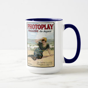 Mabel Normand 1914, magasinskrivet mugg