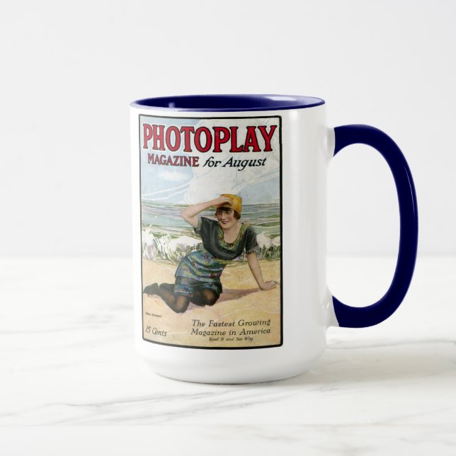 Mabel Normand 1914, magasinskrivet mugg (Höger)