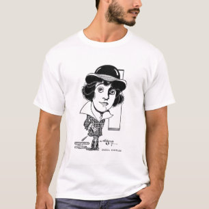 Mabel Normand karikatyr 1917 T-shirt