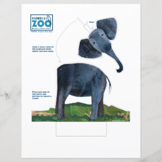 Mabells Zoo Elephant Cutout