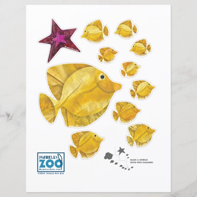 Mabells Zoo Fish Cutout (Framsida)