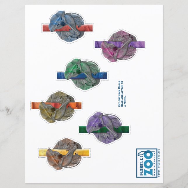 Mabell's Zoo Koala Bear Cutout (Framsida)