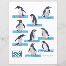 Mabells Zoo Penguin Cutouts