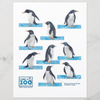 Mabells Zoo Penguin Cutouts