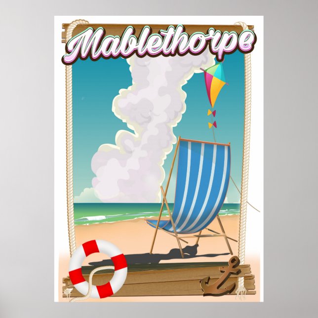 Mablethorpe Semesterplakat Poster (Framsidan)