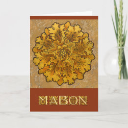 Mabon Oak Lövs Helgkort