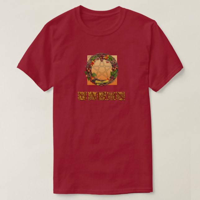 Mabon WAN med Oak Brev T-shirt (Design framsida)