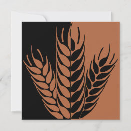Mabon Wheat Fall Autumnal Equinox Julkort