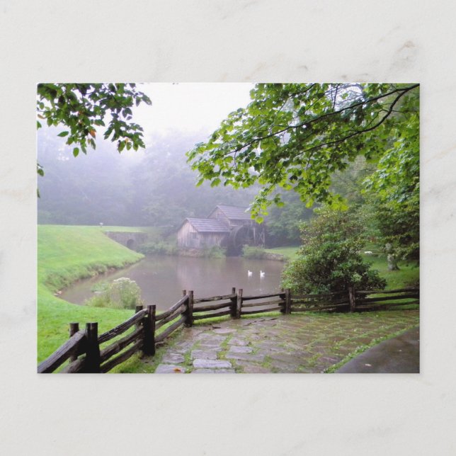 Mabry Mill, Blueridge Parkway, VA Vykort (Framsida)