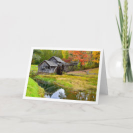 Mabry Mill på hösten Anteckningskort